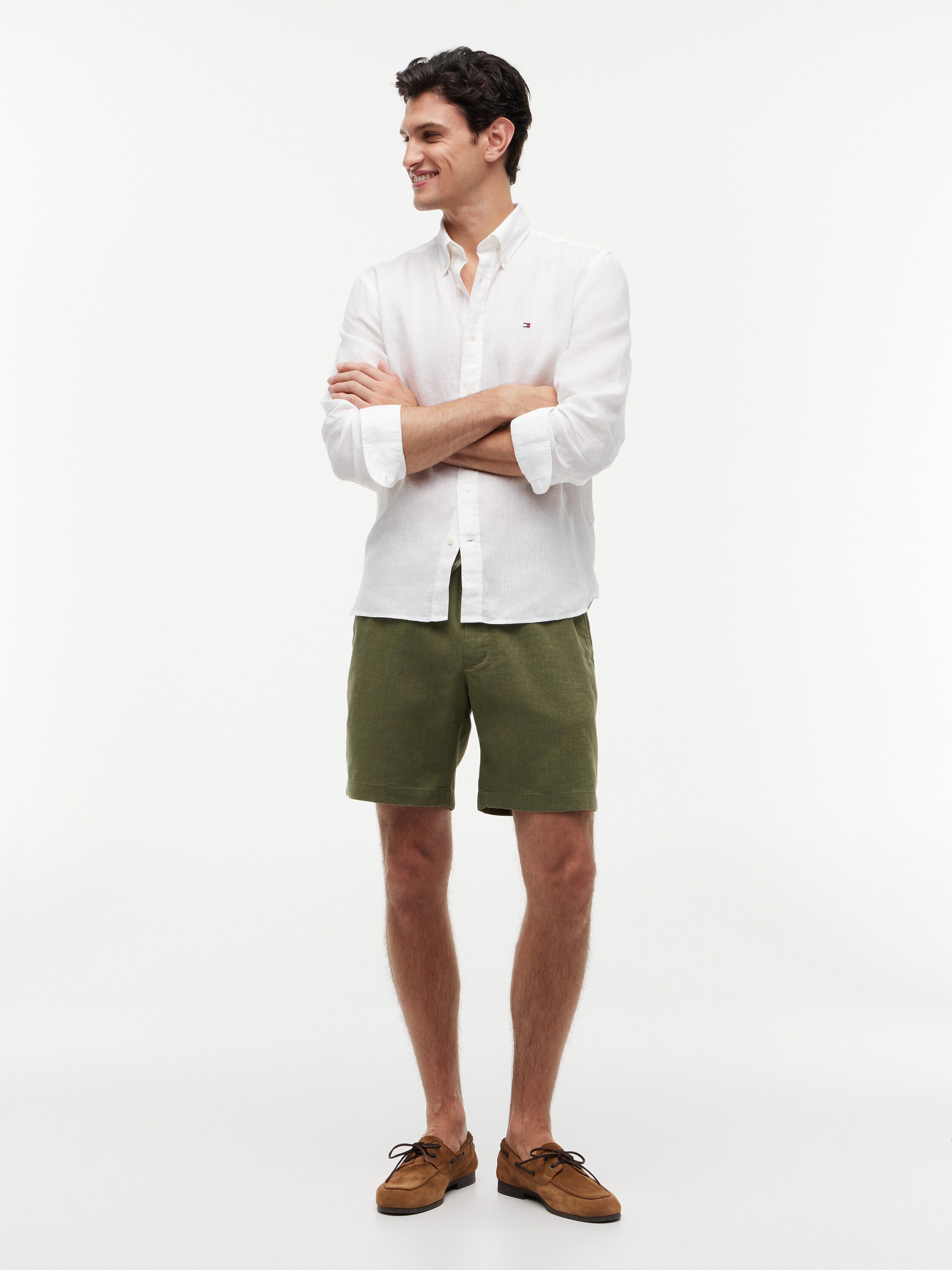 Dover Linen Blend 8" Inseam Chino Shorts