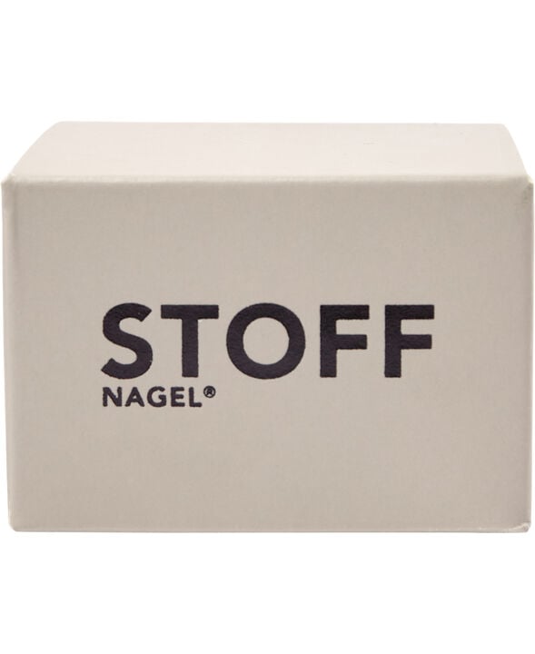 STOFF Nagel reflect candle holder, small - black chrome/sort