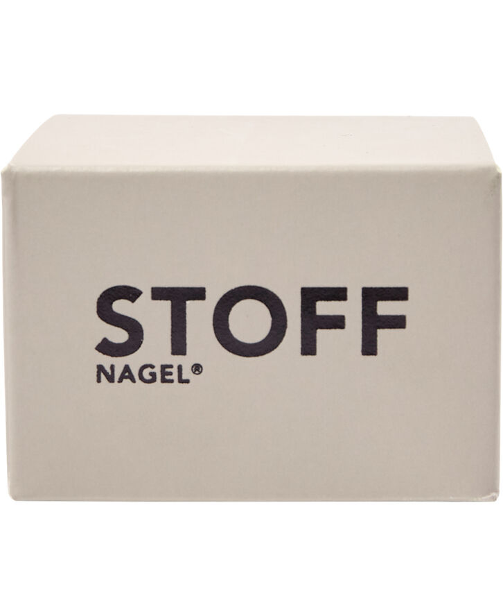 STOFF Nagel reflect candle holder, small - black chrome/sort