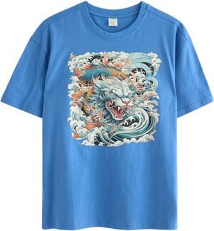 T-shirt with a relaxed fit and shor