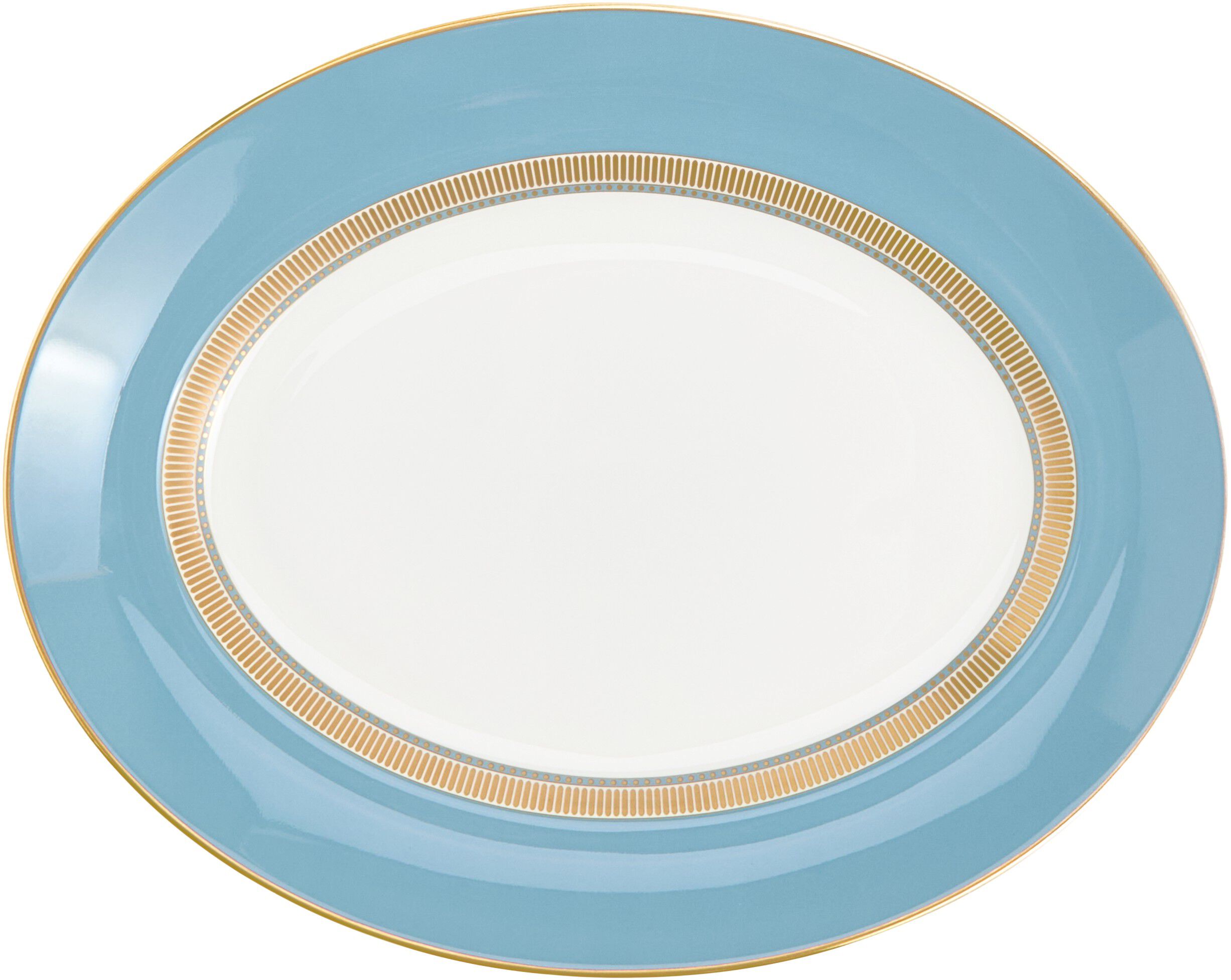 HELIABL Oval Platter 35. 7cm 14in BLU