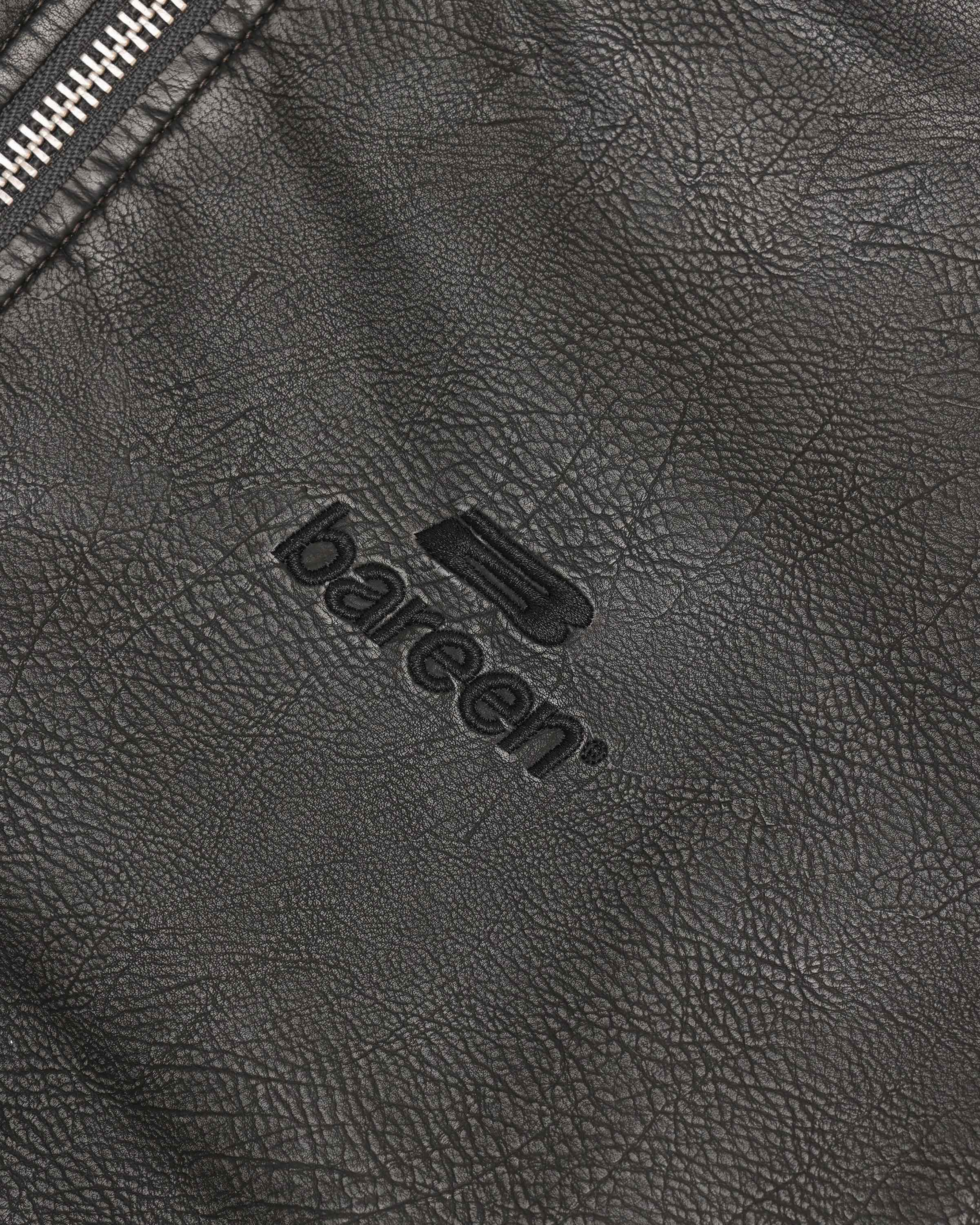 FAUX LEATHER BOMBER JACKET