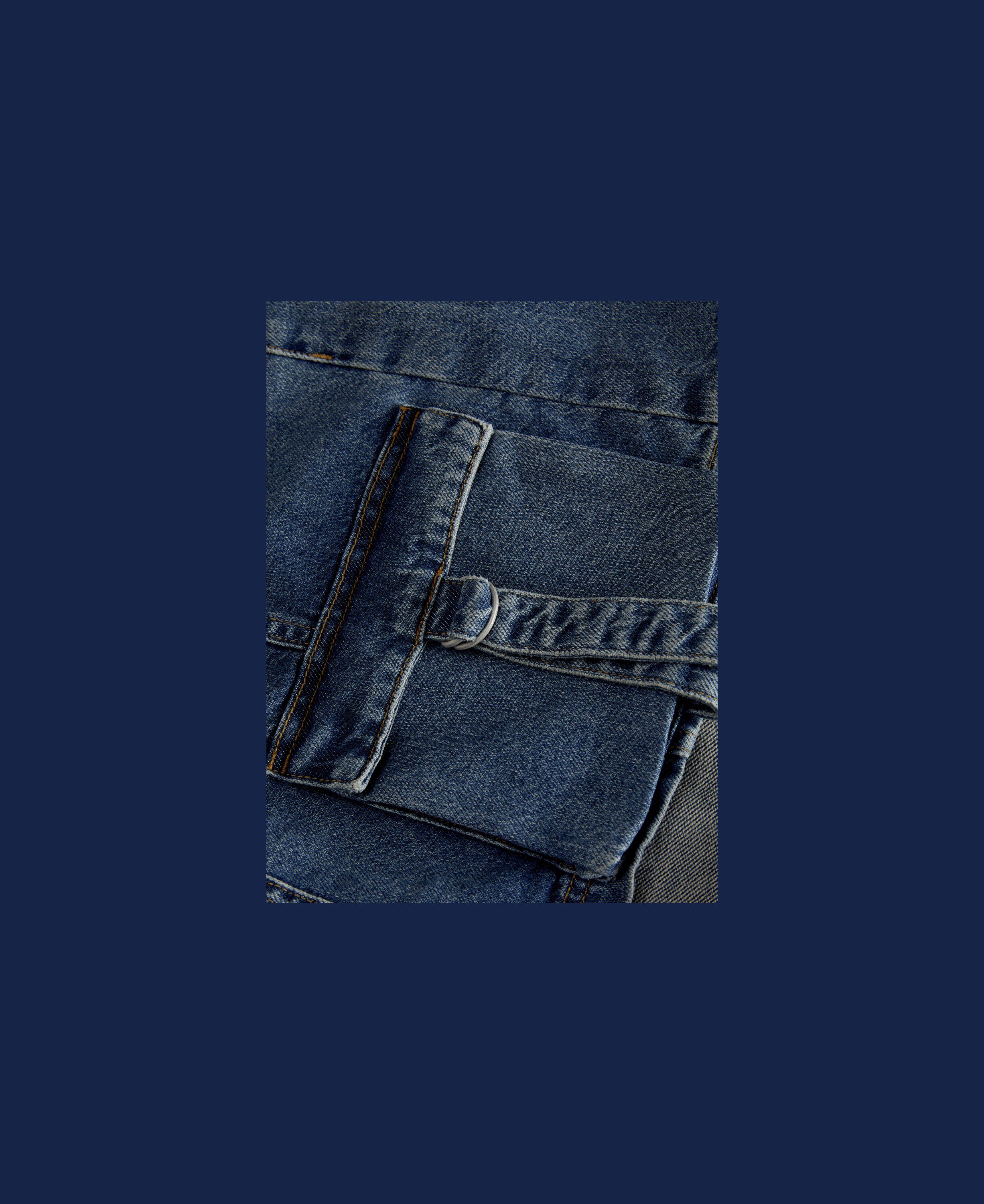 JXCALIA CARGO MW SKIRT DNM