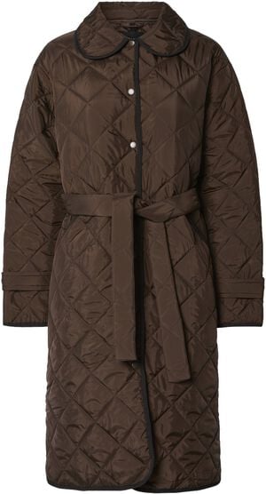 PCEMILY LONG QUILTED JACKET NOOS BC