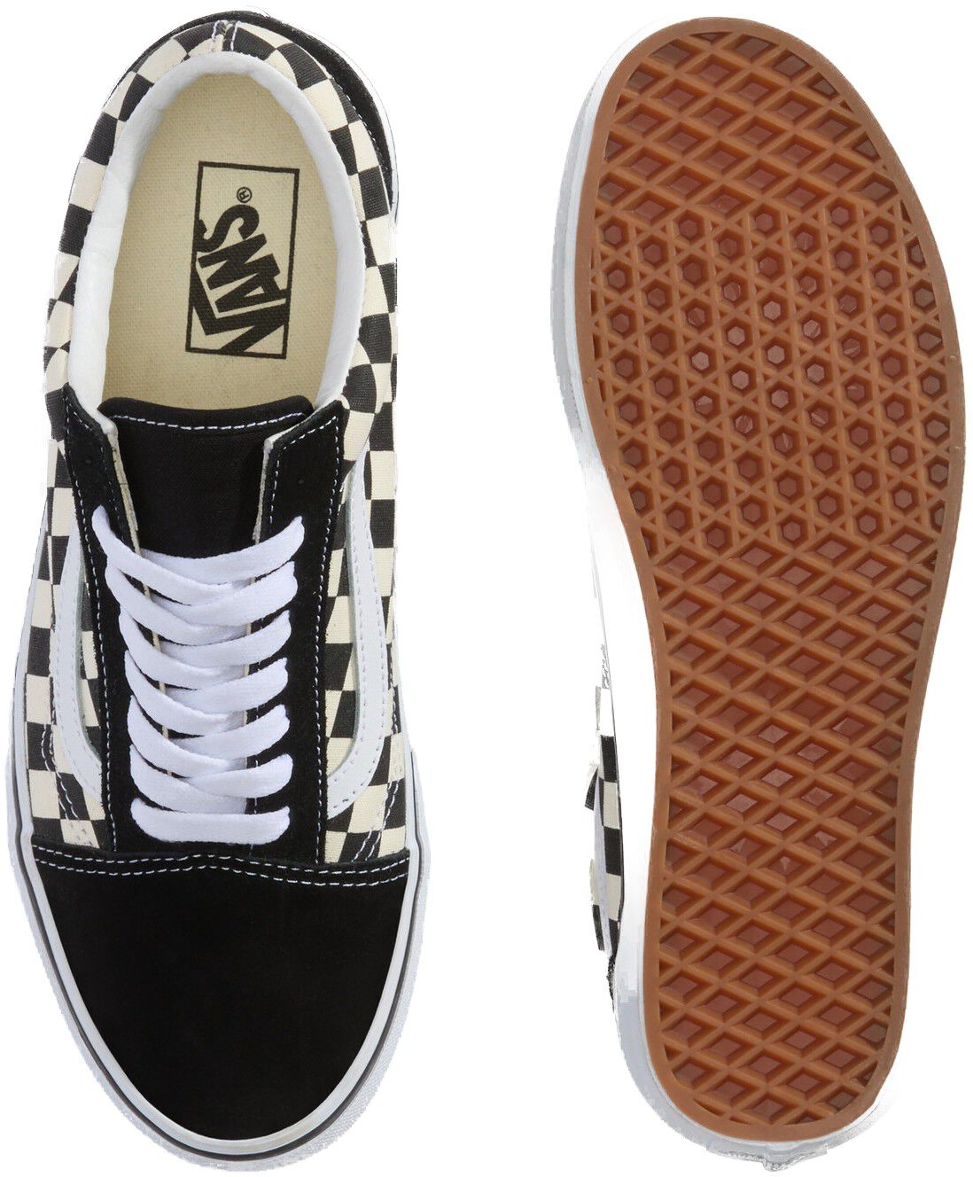 UA Old Skool PRIMARY CHECK BLK/WH