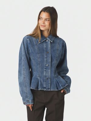 Rivora Denim Peplum Jacket