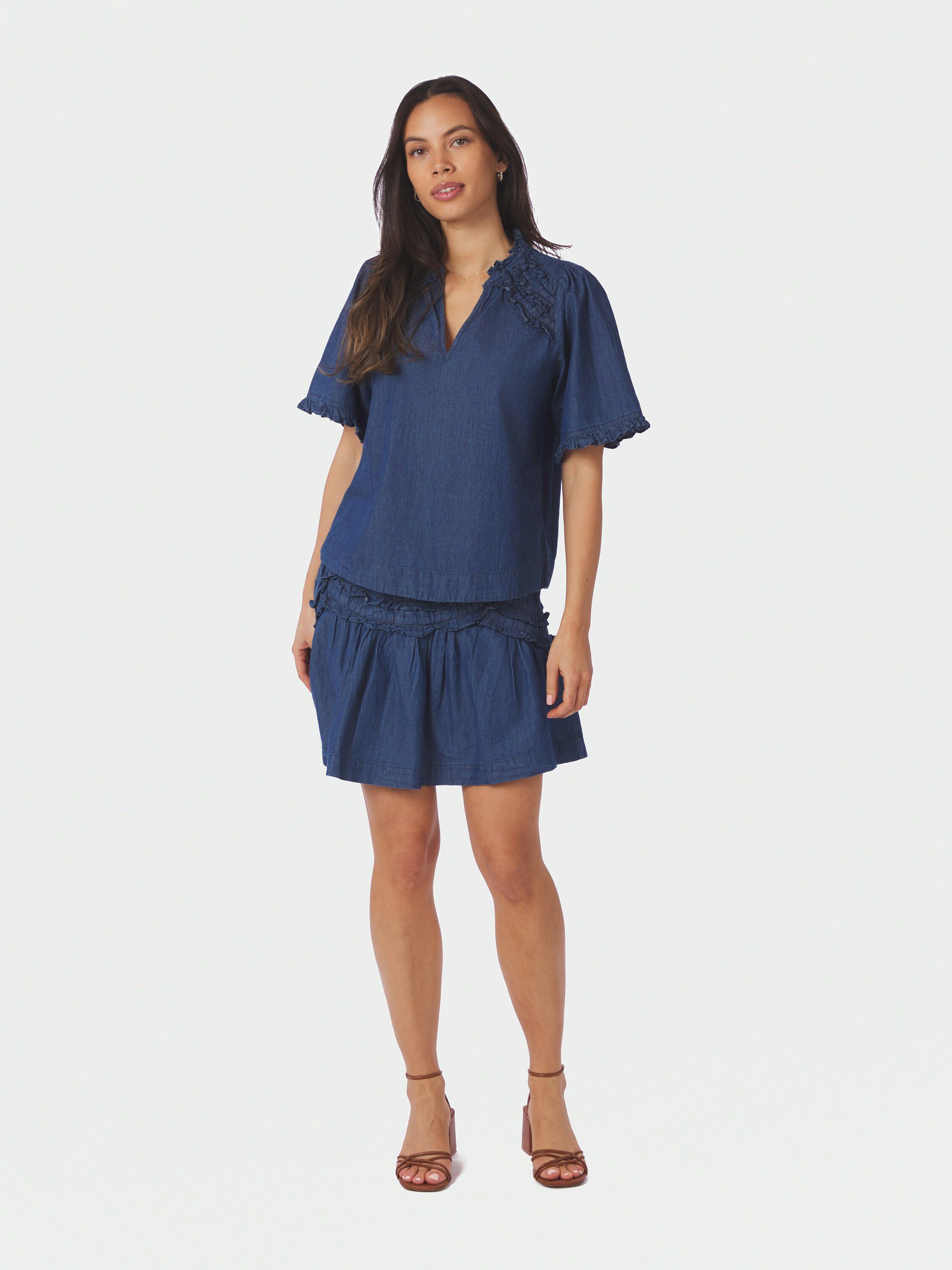 Wendia Denim Blouse