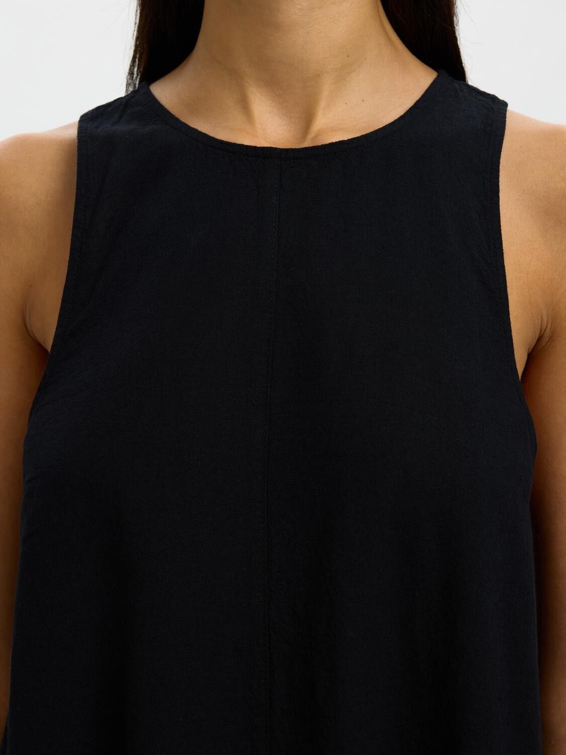 Slfluisa Relaxed Linen Blend Dress Noos