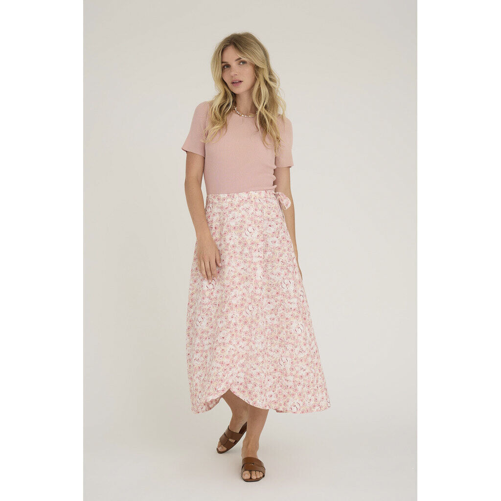 Peony wrap skirt