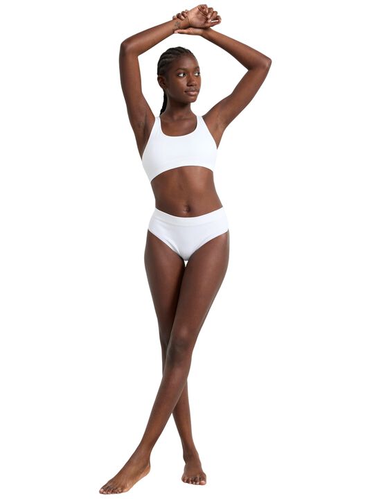 Ribbet myk BH uten sømmer