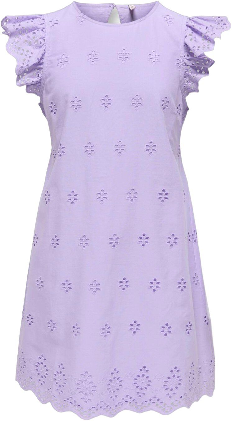 Koglou Life Emb Ss Open Back Dress Wvn