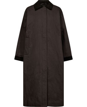 Emmy 1 coat with corduroy detail - GRS