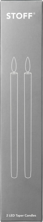 STOFF LED kertelys af Uyuni Lighting, 2 stk.