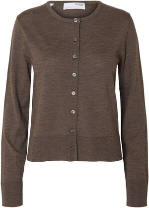 SLFTHEA LS KNIT MERINO CARDIGAN NOO