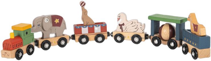 WOODEN ANIMAL TRAIN