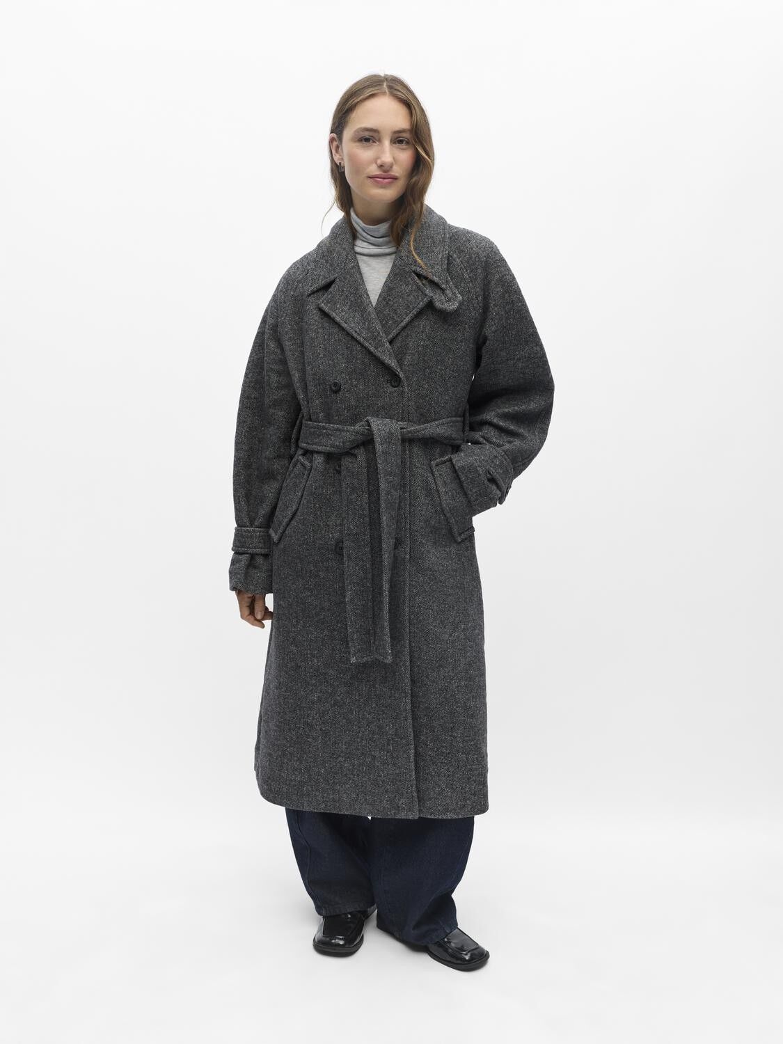Objriki L/S Re Long Coat Div