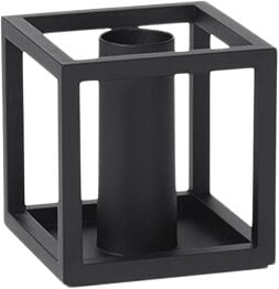 Kubus 1, Candle Holder, Black