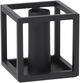 Kubus 1, Candle Holder, Black