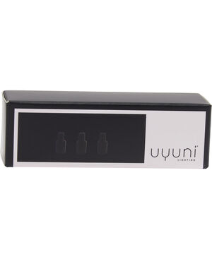 MATRIX Candle Holder - 3pack Connector - Matte Black - 1 x 2,3 CM