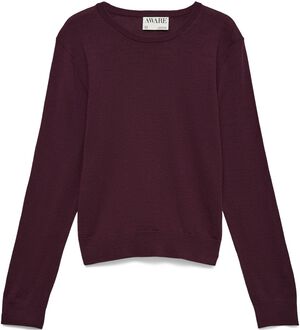 AWCARA LS O-NECK WOOL PULLOVER