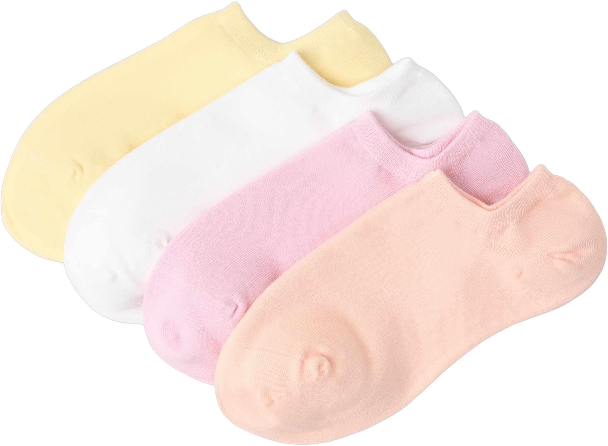 Sock low ankle 4 p pastel colo