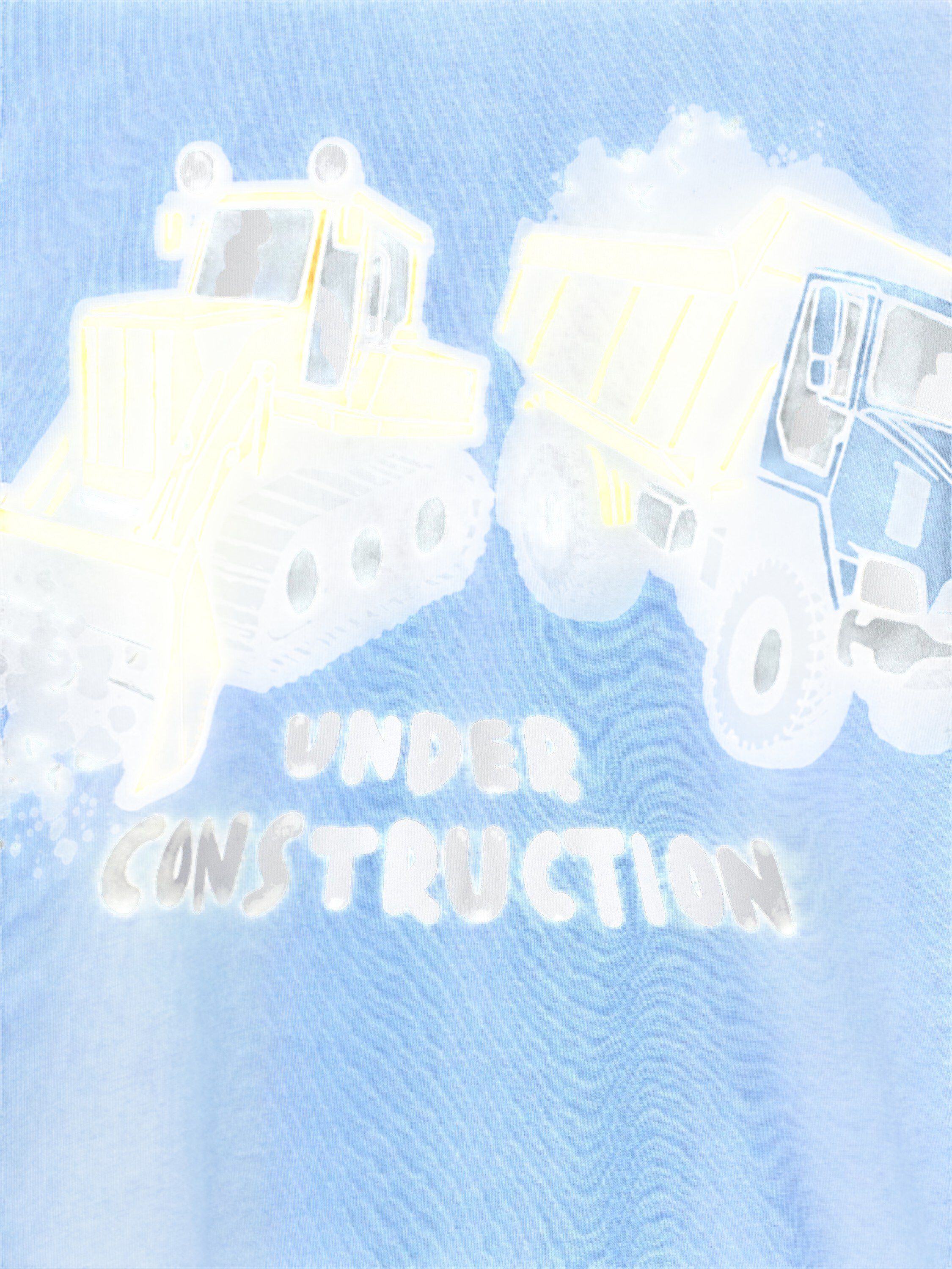 Long-sleeved top in soft cotton jer