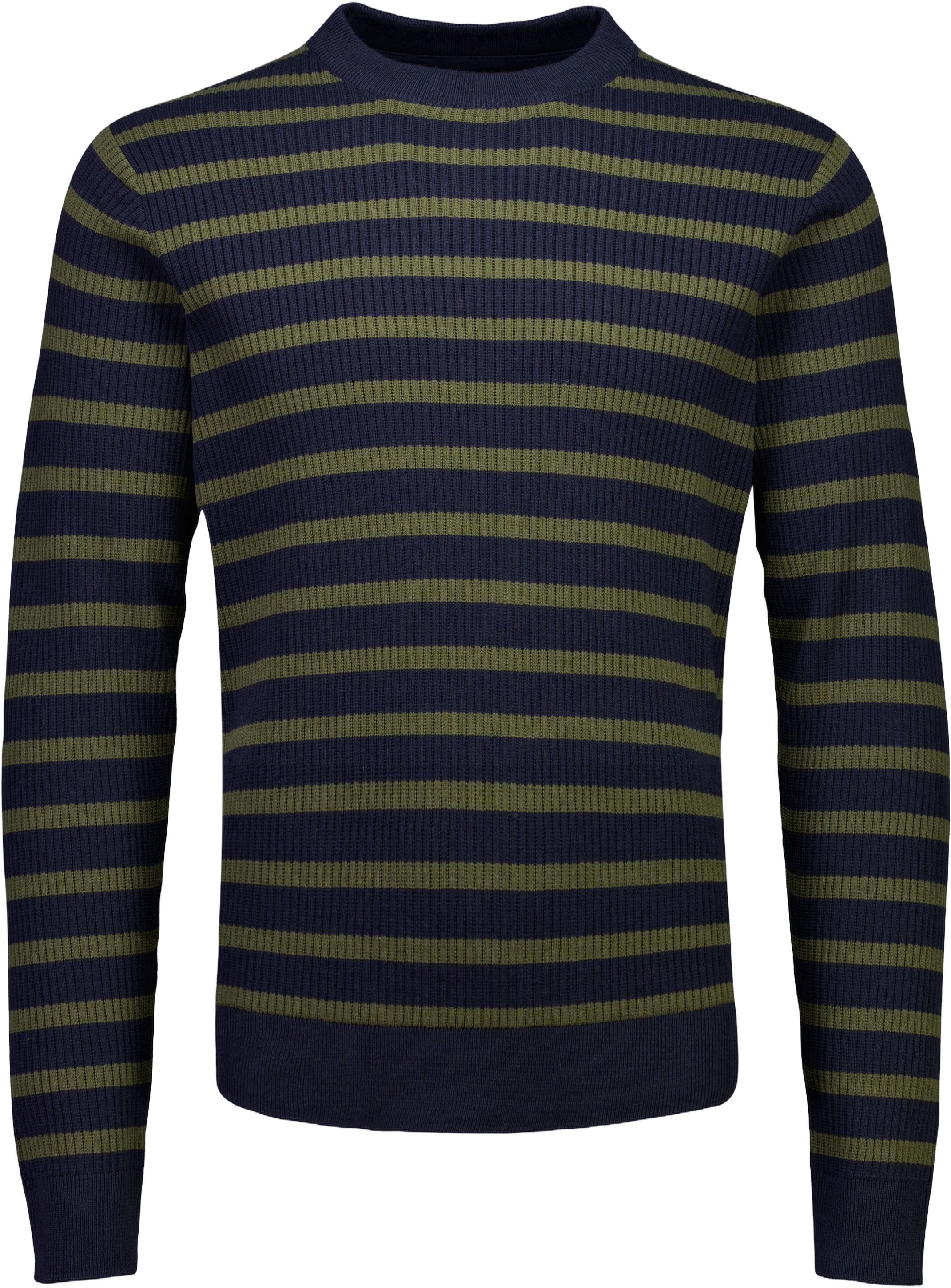 Recycled crew neck knit L/S