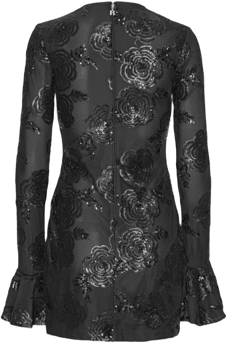 SEQUINS LS MINI DRESS