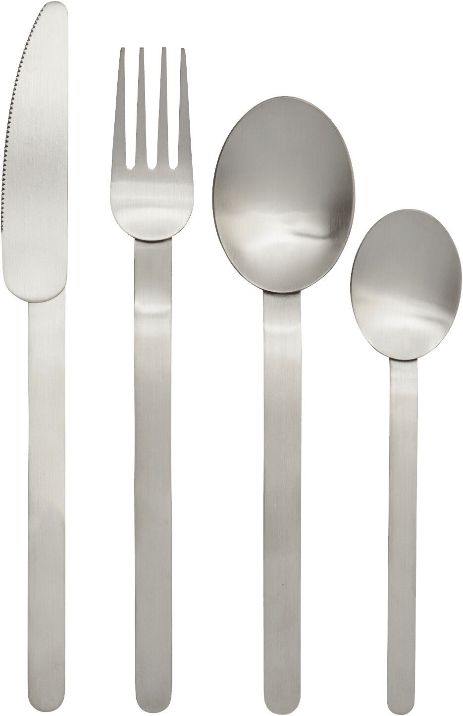 Stelo Cutlery - Set of 4 - Brushed Stainless Steel