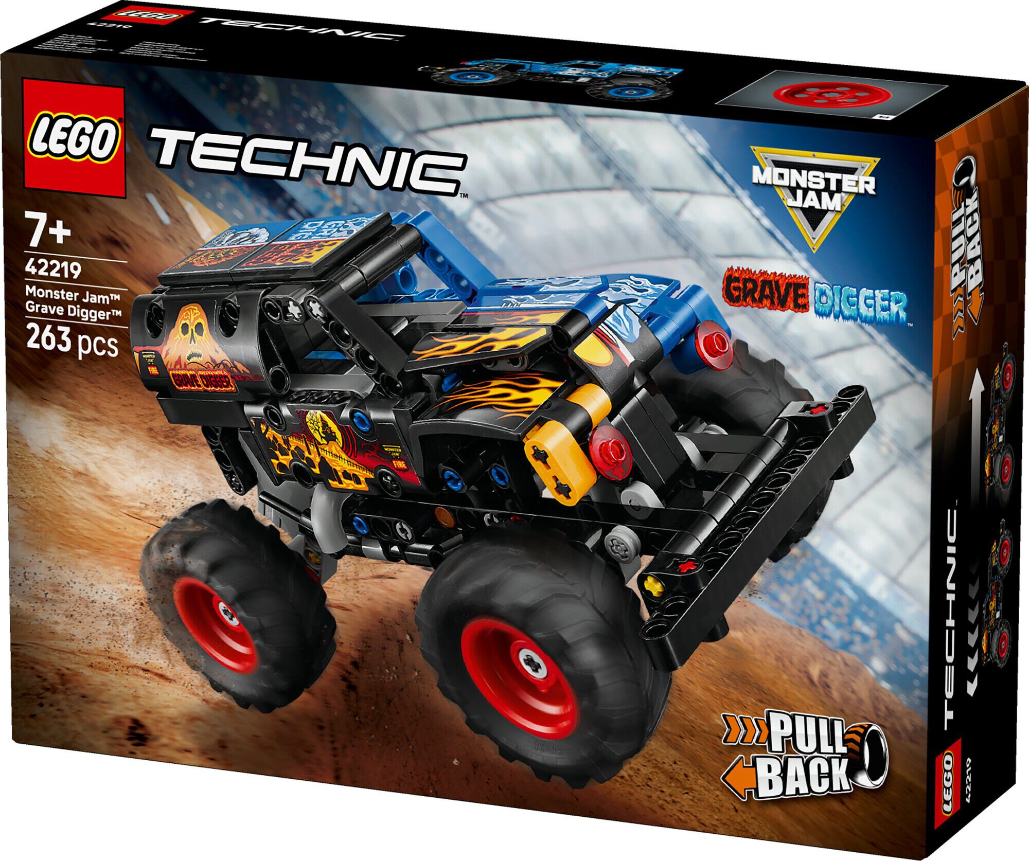 Monster Jam Grave Digger Fire and Ice 42219