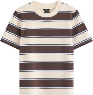 Striped t-shirt in soft cotton with
