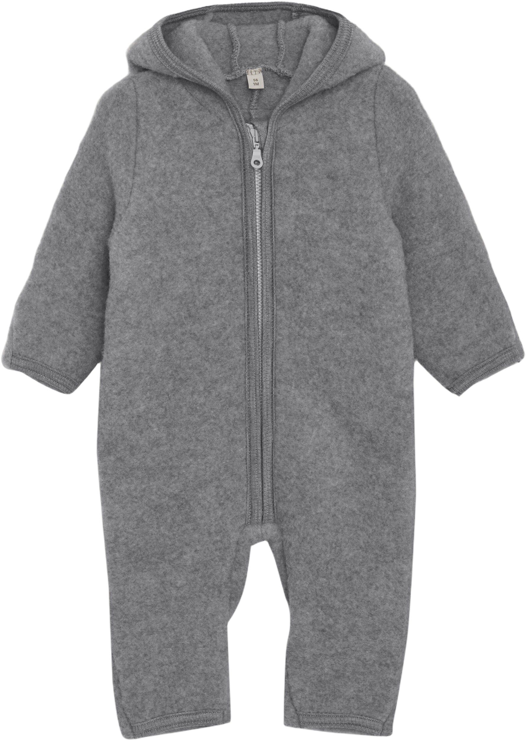 Pram Suit Ears Wool Fleece