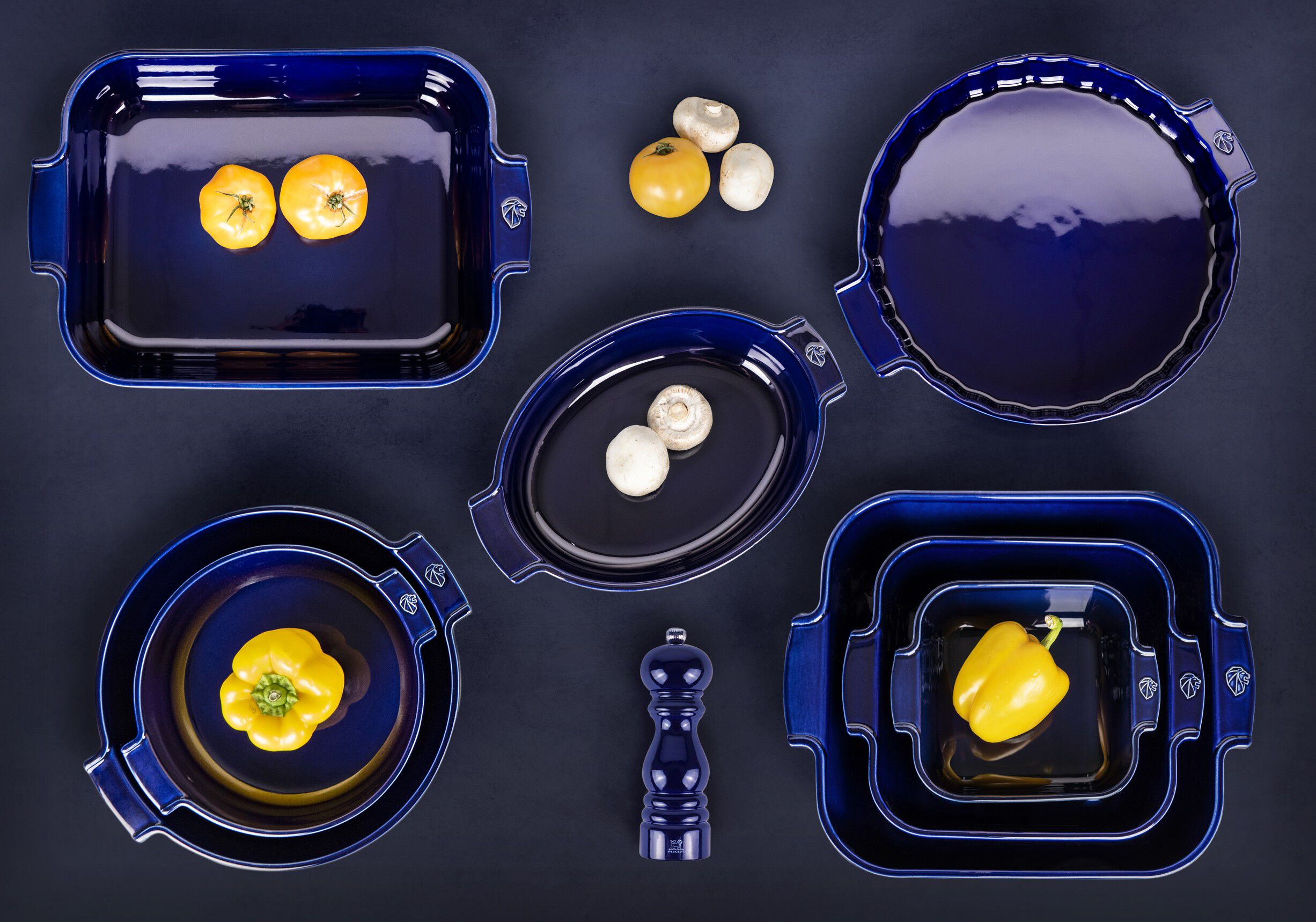 Appolia Keramik Rektangul&aelig;r 25 cm Bl&aring;