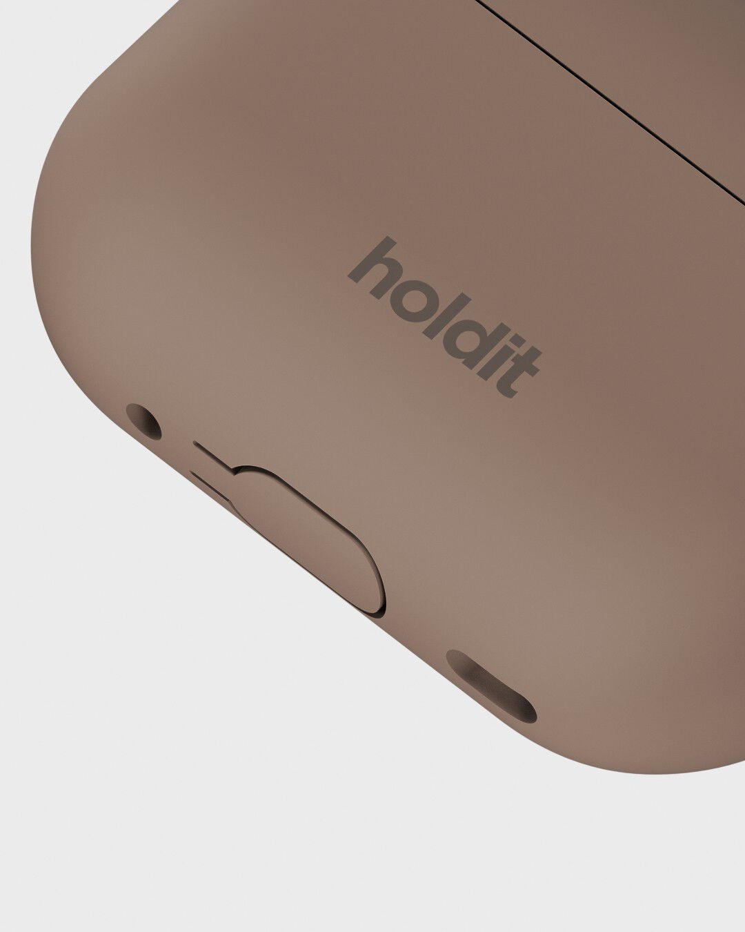 Silicone Case Solid AirPods Pro 1&2 Mocha Brown