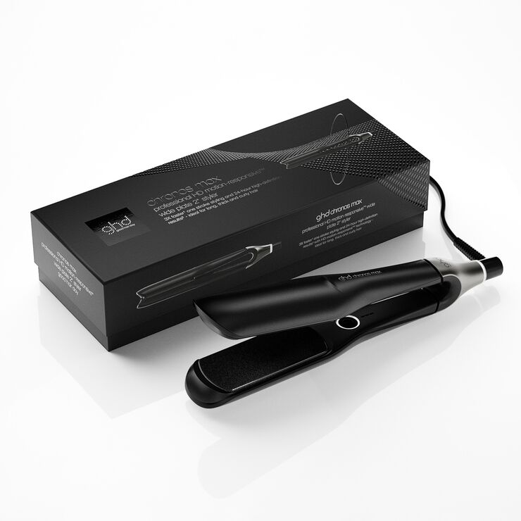 ghd Chronos Max - Wide Plate Hair Straightener Black