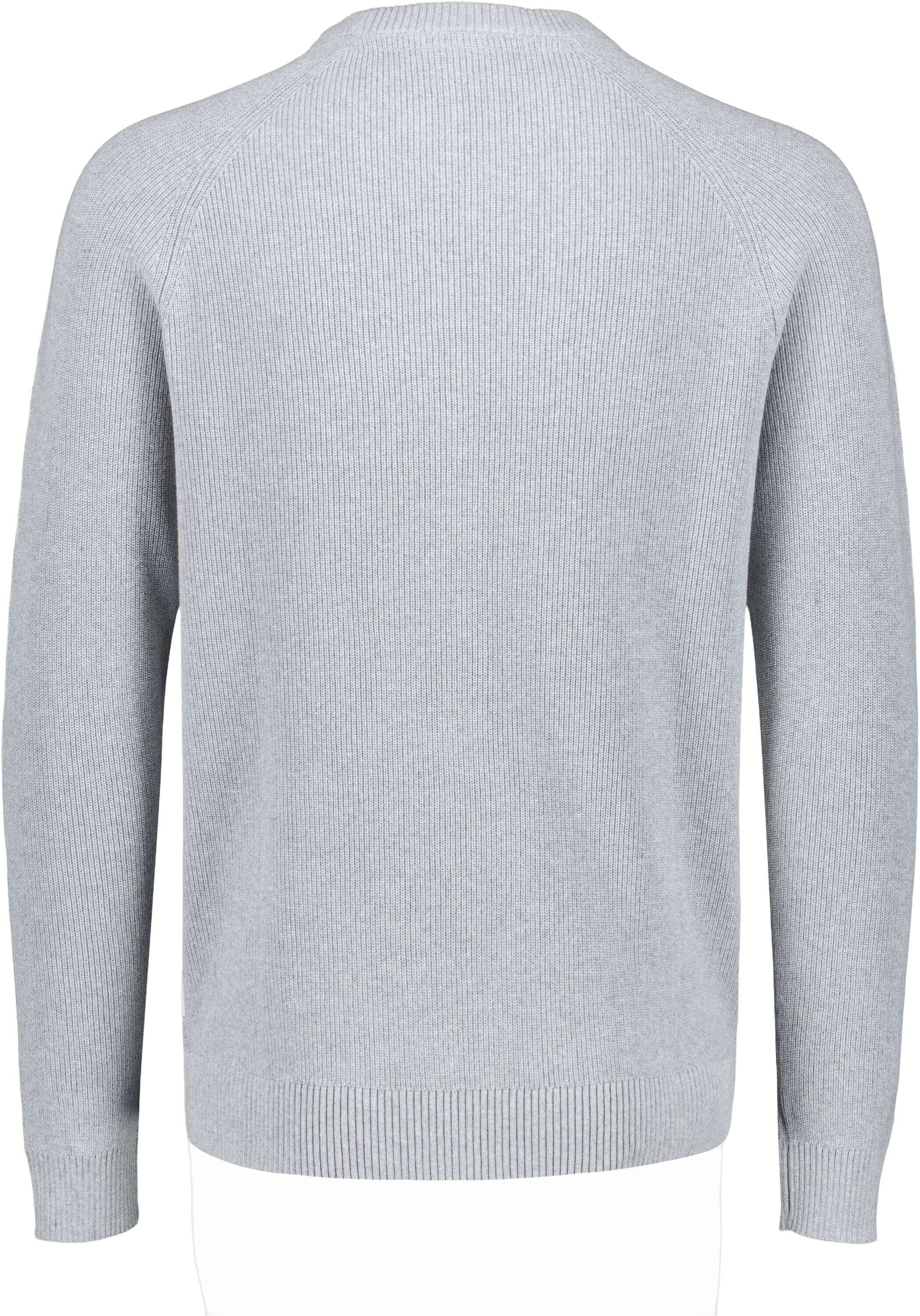 Ribbed L/S o-neck knit