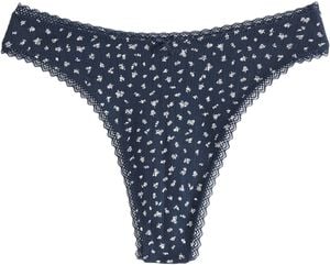 Stringtruse i pointelle med h&oslash;yt ut