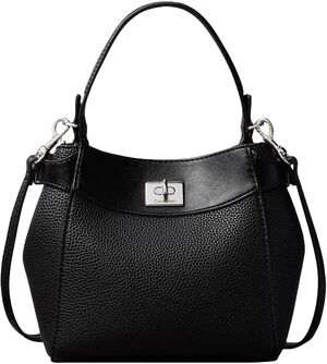 Logo Turn Lock Crossbody Bag
