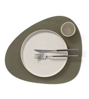 Table Mat Curve L Nupo Army Green