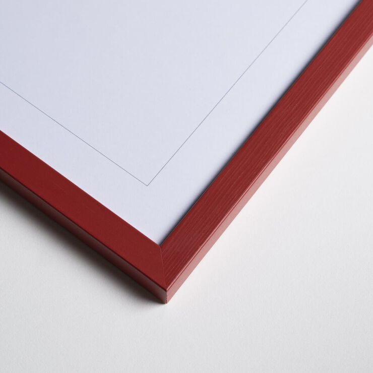 Poster&Frame - Red wood 50x70cm