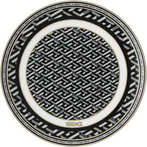 Plate 17cm, Signature Black, La Greca