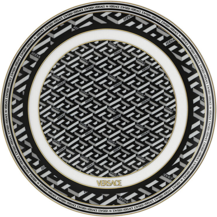 Plate 17cm, Signature Black, La Greca