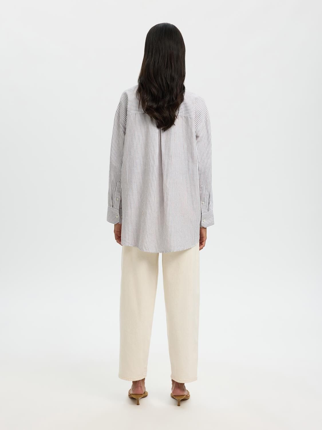 Slwcleo Oversize Linen Blend Shirt Noos