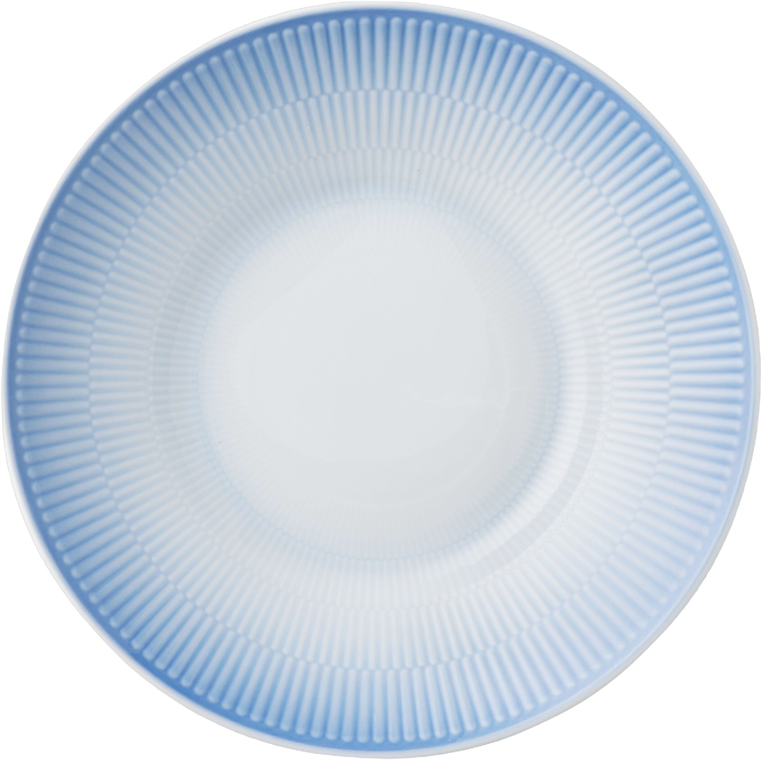 Iris dyb tallerken, bl&aring;, 24 cm