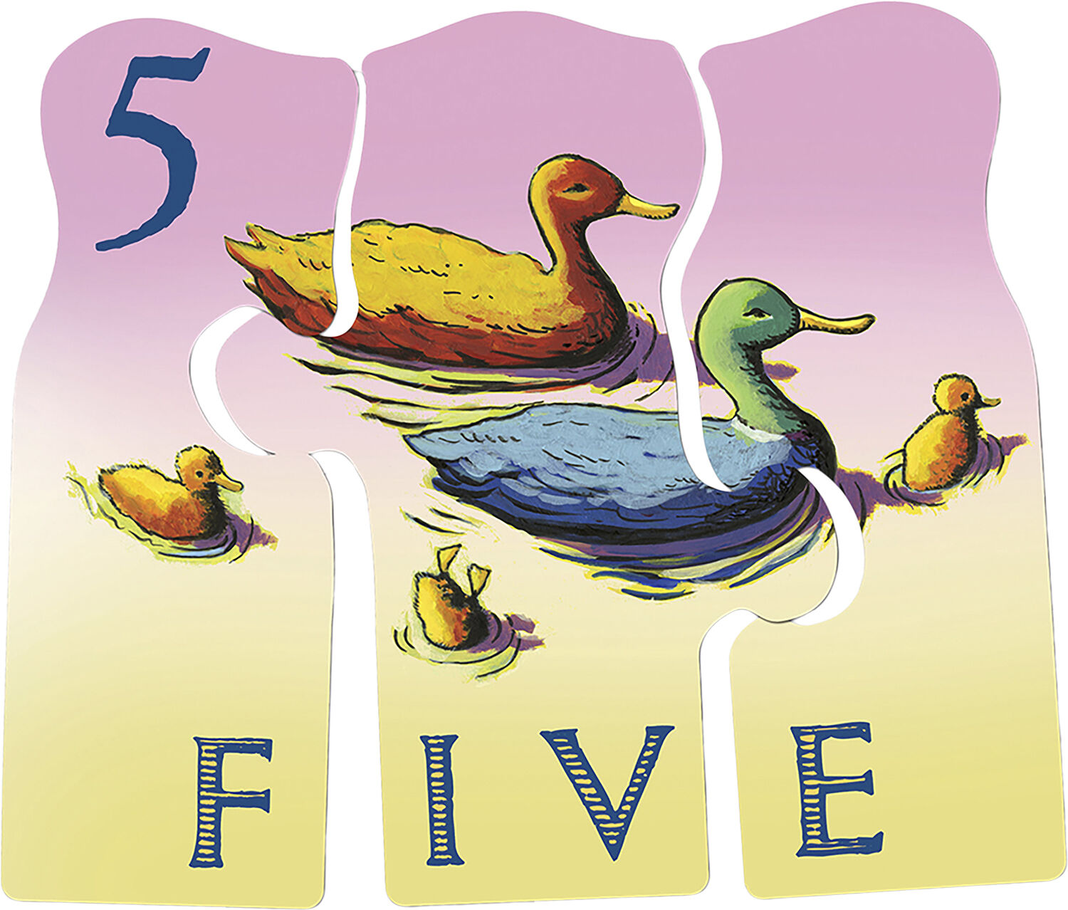 eeBoo - Leg & L&aelig;r puslespil - T&aelig;l et dyr p&aring; engelsk