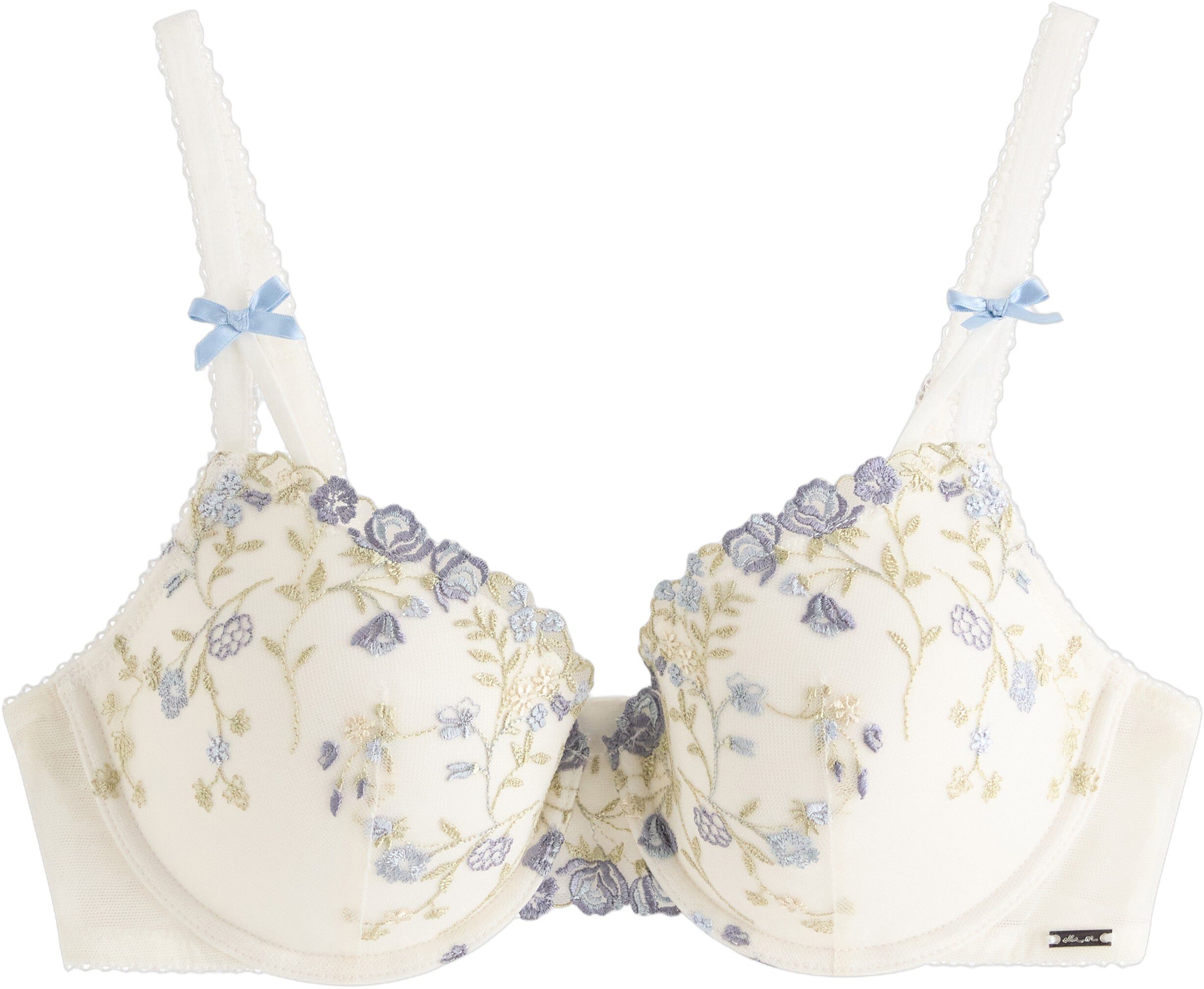 Komfortabel T-skjorte-BH med blonde