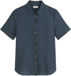 Blouse, regular fit, short sleeve,