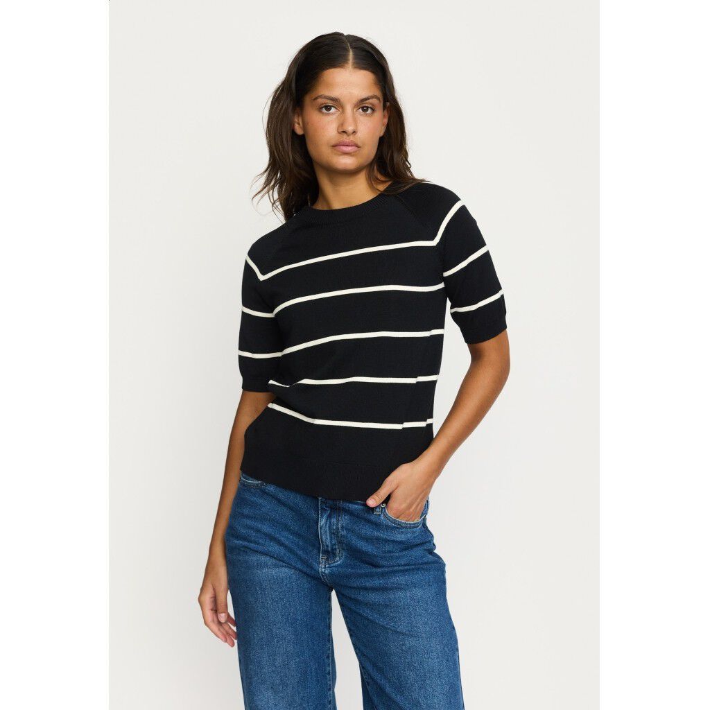 SRMarla Stripe SS Knit