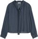 Blouse, feminine shape, gatherings,