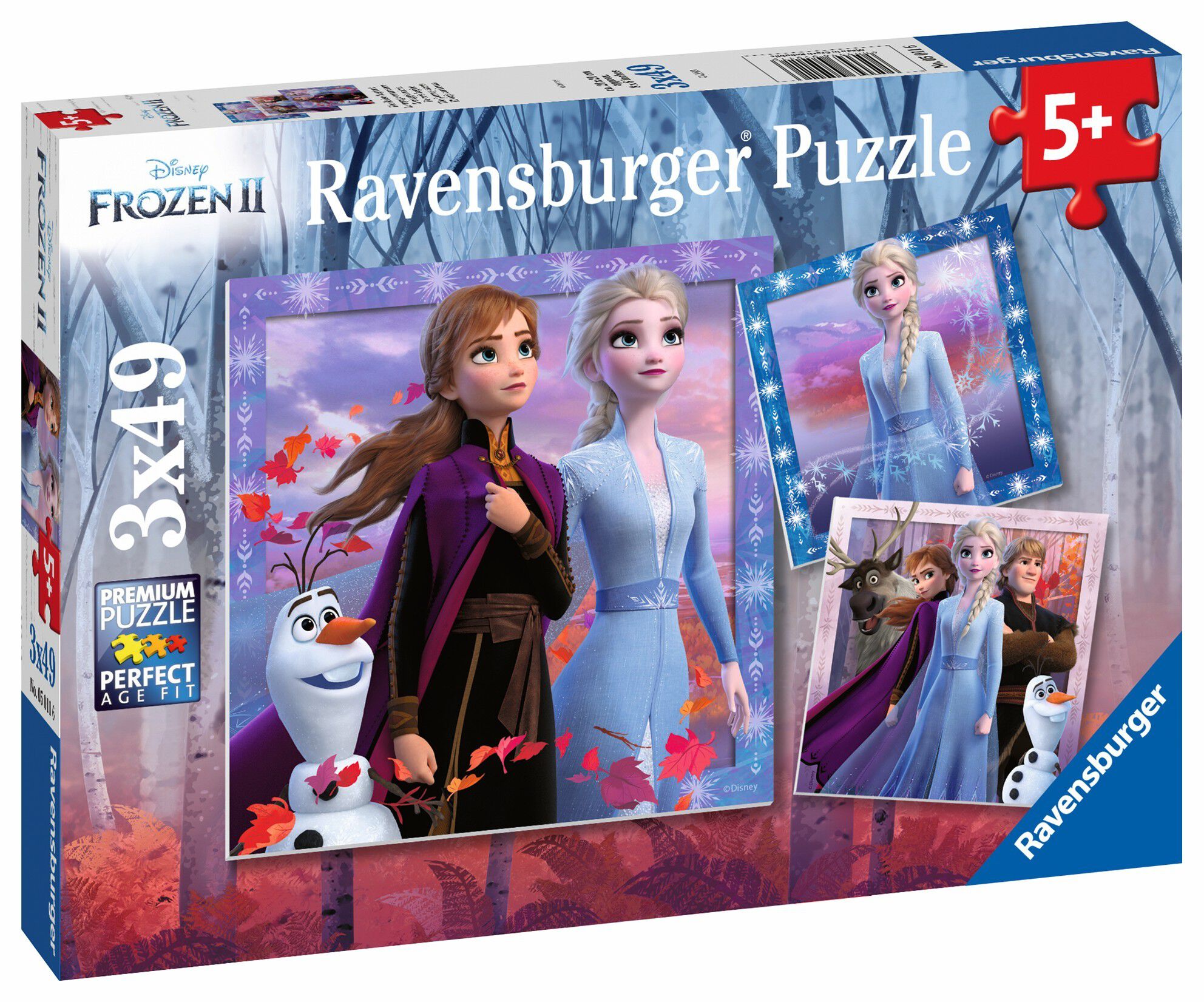 Ravensburger 3x49brikker Frozen motiv